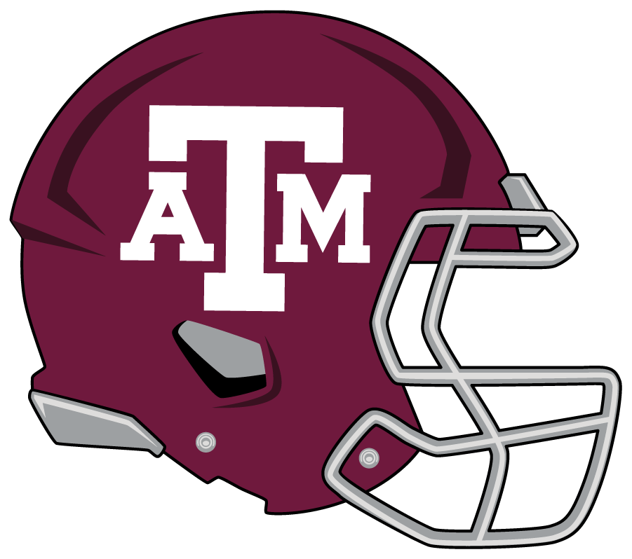 Texas A M Aggies 2012-2016 Helmet Logo v2 iron on transfers for T-shirts
